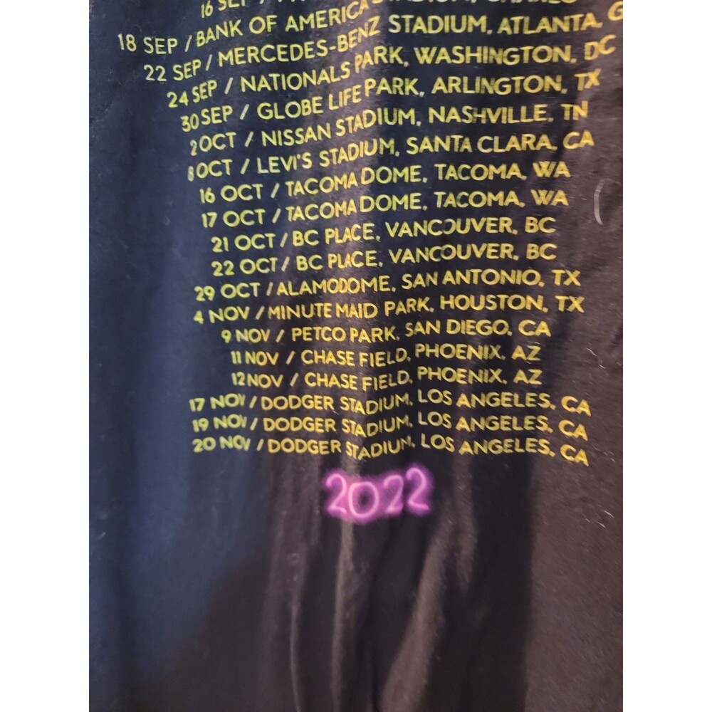 Elton John Shirt Mens Large Black Farewell Yellow Brick Road Concert Tour 2022 - Picture 3 of 4